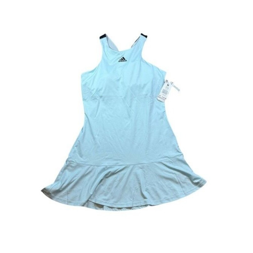 Adidas Women's Tennis Dress Size Medium Y-Back Almost Blue Heat.Rdy Pickleball